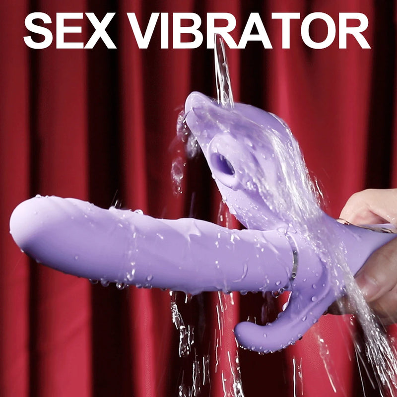 Retractable Sucking Vibrators