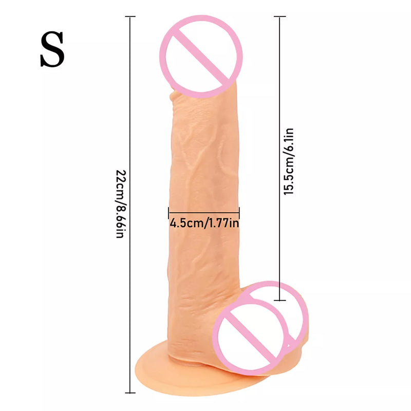 Oversized Realistic Dildos with Suction
